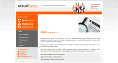 Desktop Screenshot of creolinvest.cz